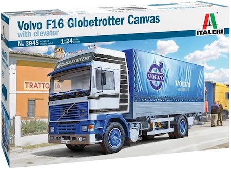 Italeri Volvo F16 Tarpaulin with Lift
