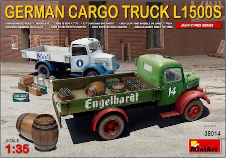 MiniArt flatbed cargo truck