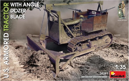 Miniart 291 US Army Armored Bulldozer Plastic Model