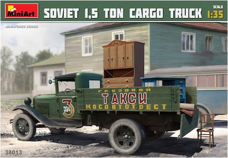 MiniArt  Scale aa gaz ford cargo truck plastic Model Kit