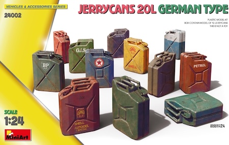 Miniart Jerry cans 24002