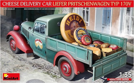  MiniArt  Cheese Delivery Car Liefer Pritschenwagen  170V,