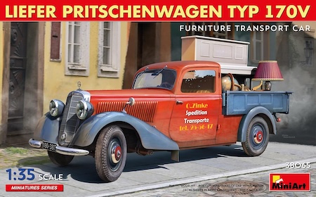 MiniArt  Liefer Pritschenwagen 170V Furniture Transport Car