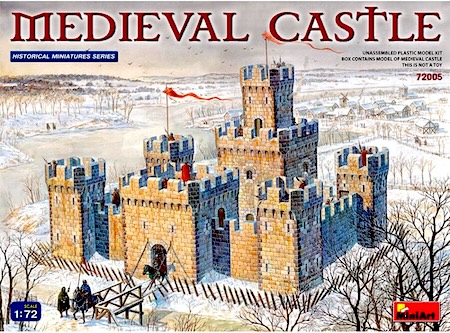 MiniArt Scale Medieval Castle Plastic Model Kit