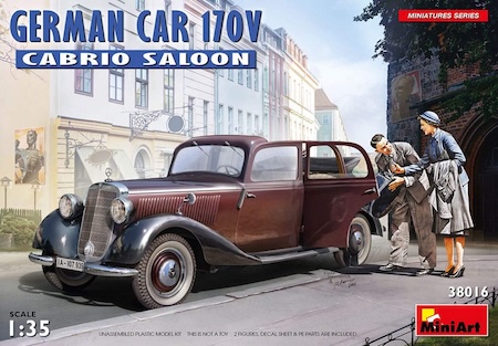 MiniArt mercedes car cabrio saloon
