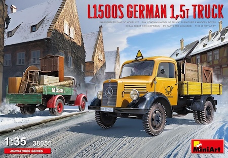 MiniArt flatbed cargo truck 38051