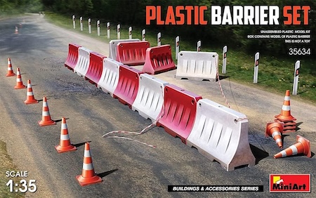 MiniArt 35634  Plastic Barrier Set Scale Model kit
