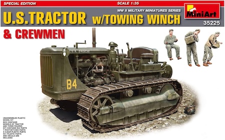 MiniArt U.S. tractor with winch