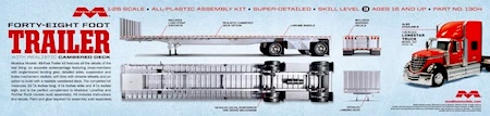 
Moebius Models Cambered Trailer Kit