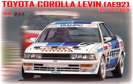 
Platz/NuNu 1/24 Racing Series Toyota Corolla Levin AE92 1989 JTC SUGO 