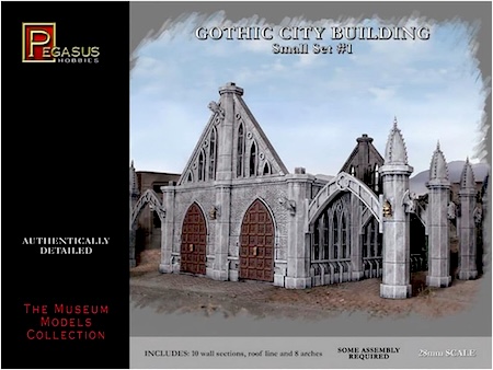 Pegasus Hobby Gothic City Building Small Set 1