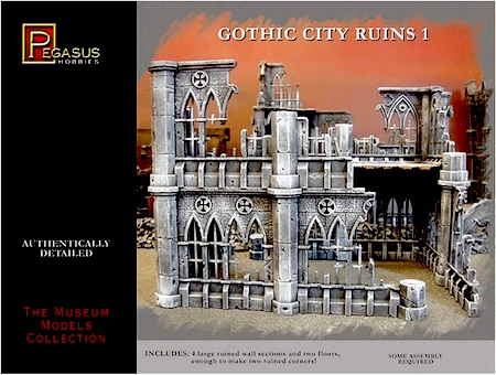 Pegasus Hobbies Gothic City Building Ruins Set 1