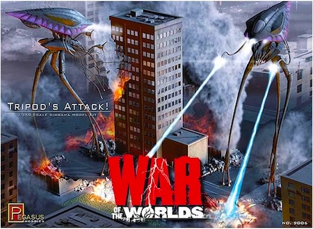 Pegasus Alien Tripods Attack Diorama Kit