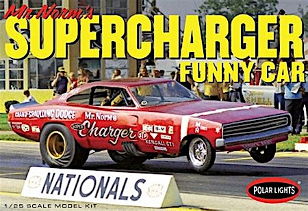 
Polar Lights Mr. Norm  Dodge Charger Funny Car 1 Scale Model Kit