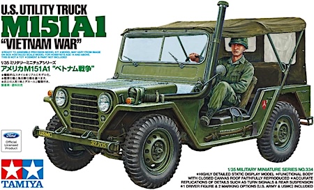 Tamiya 35334 US M151A1 Transport Vehicle